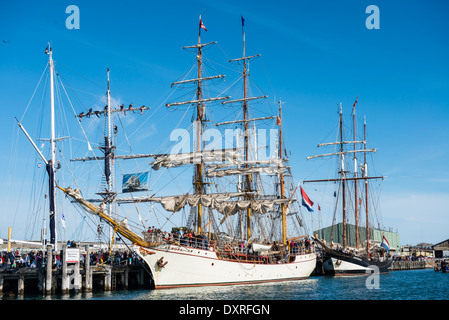 Europa und Oosterschelde in Williamstown, Victoria Stockfoto