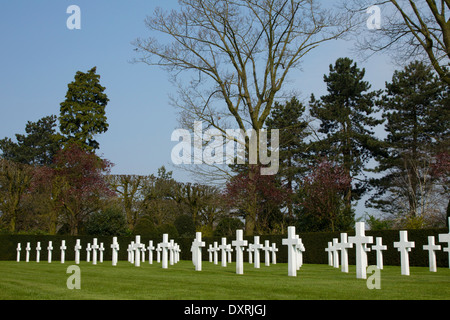 Flanders Field American Cemetery und Denkmal von Präsident Obama besucht am 26. März 2014 Stockfoto