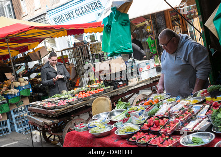 Berwick Street, Soho, London, Vereinigtes Königreich Stockfoto