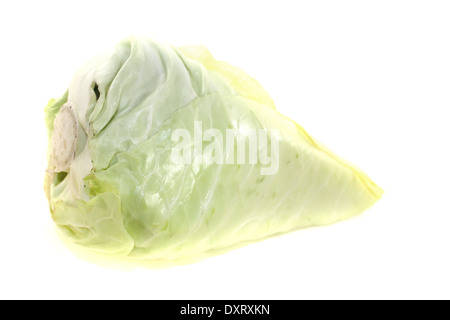 frische Spitzen Kohl auf einem hellen Hintergrund Stockfoto