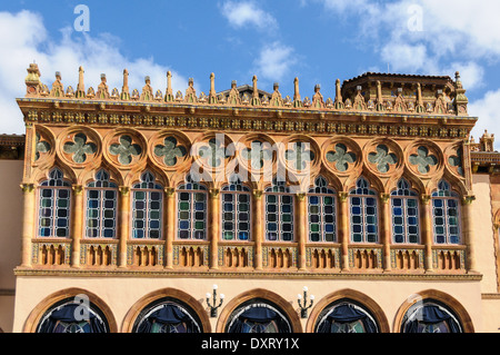 Ca' d'Zan Mansion, Ringling Museum, Sarasota Stockfoto