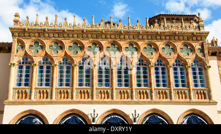 Ca' d'Zan Mansion, Ringling Museum, Sarasota Stockfoto