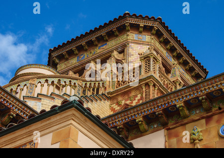 Belvedere-Turm, Ca' d'Zan Mansion, Ringling Museum, Sarasota Stockfoto