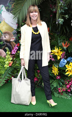 London, UK, 30. März 2014 Kate Garraway besucht das UK Gala-Screening von "Rio 2' bei der Vue West End Credit: MRP/Alamy Live News Stockfoto