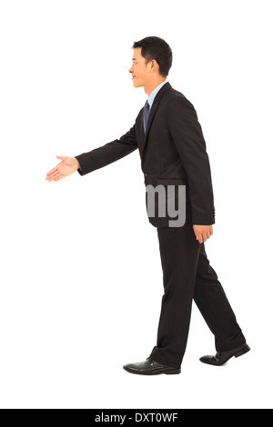 Geschäftsleute, die Hand zu schütteln Stockfoto