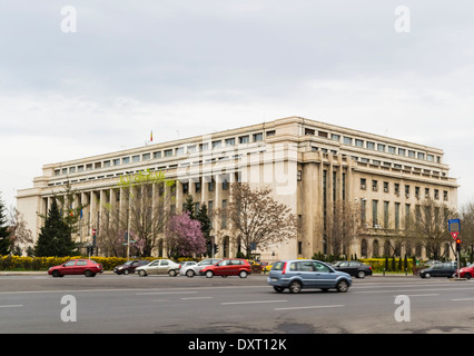 Victoria Palace, der Sitz des rumänischen Premierminister und sein Kabinett, im Frühjahr Bukarest, Rumänien Stockfoto