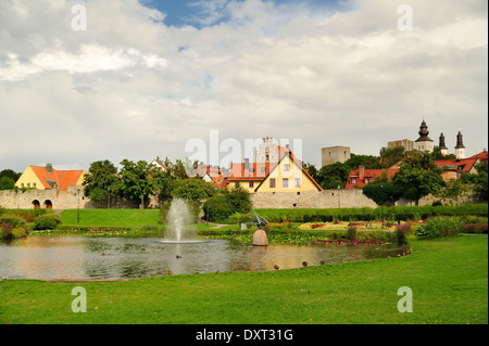 Blick von Visby Stockfoto