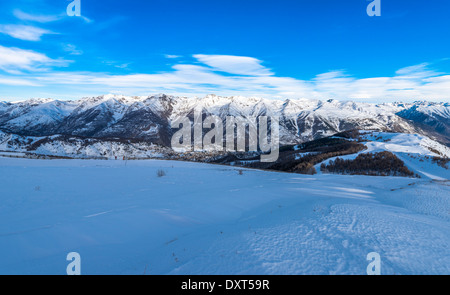 Französische Alpen in Auron, Südfrankreich Stockfoto