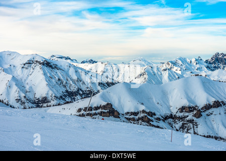 Französische Alpen in Auron, Südfrankreich Stockfoto