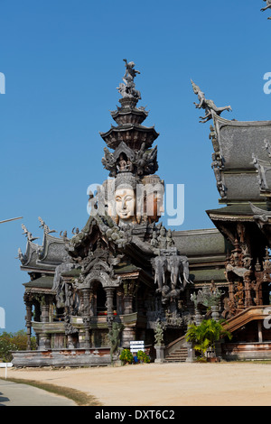 Das Heiligtum der Wahrheit in Pattaya, Thailand Stockfoto