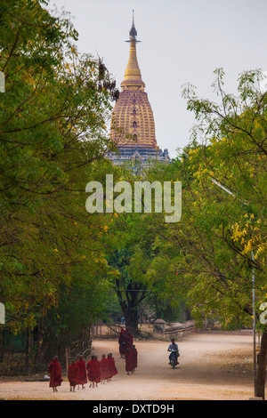 Ananda Pahto buddhistischer Tempel in Bagan Myanmar Stockfoto