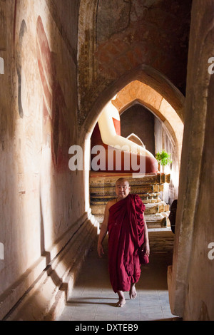 Sulamani Pahto buddhistischer Tempel in Bagan Myanmar Stockfoto