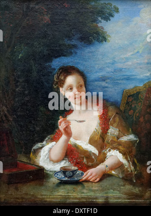 Jean-François de Troy - Frühstück - 1723 - XVIII-ten Jahrhundert - Französisch Schule - Gemäldegalerie - Berlin Stockfoto