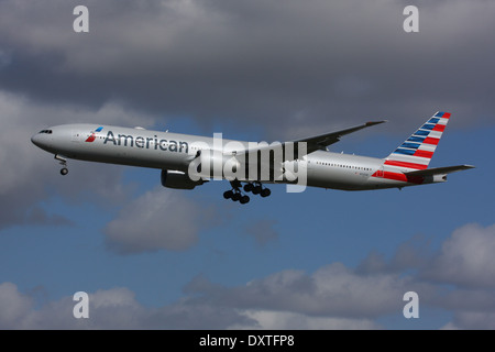 American Airlines Boeing 777 300 Stockfoto