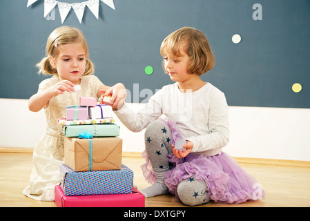 Kinder Geburtstagsparty Spaß, München, Bayern, Deutschland Stockfoto