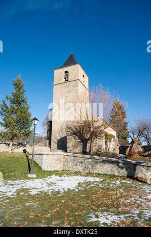 Kirche Sant Pere de Lles in Lles de Cerdanya, Spanien Stockfoto