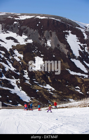 Glenshee Ski-Zentrum. Stockfoto