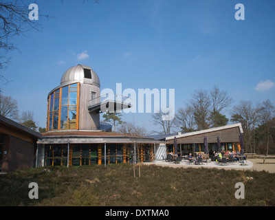 Sallandse Heuvelrug Besucherzentrum mit Sternwarte Nijverdal Niederlande Stockfoto