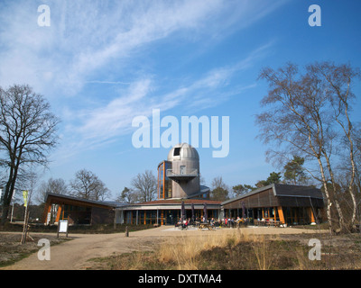 Sallandse Heuvelrug Besucherzentrum mit Sternwarte Nijverdal Niederlande Stockfoto