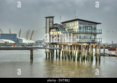 Greenwich-Boot-Club auf der Themse, London Stockfoto