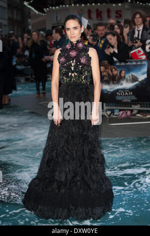 London, UK. 31. März 2014. Schauspielerin Jennifer Connelly Posen für die Fotografen bei der UK-Premiere von "Noah" im Odeon Leicester Square im Zentrum von London, am Montag, 31. März 2014 statt. Bildnachweis: Heloise/Alamy Live-Nachrichten Stockfoto