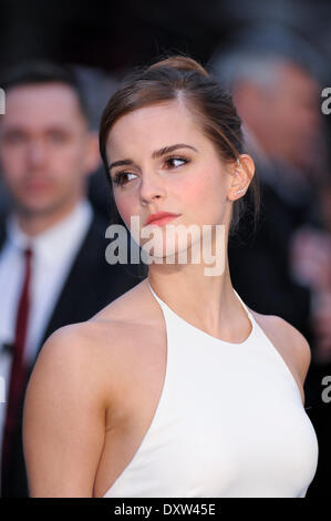 London, UK, 31.03.2014: die UK-PREMIERE von NOAH. Personen im Bild: Emma Watson. Bildnachweis: Julie Edwards/Alamy Live-Nachrichten Stockfoto