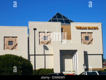 Die Wells Fargo Bank Niederlassung in San Francisco, Kalifornien, USA, Stockfoto