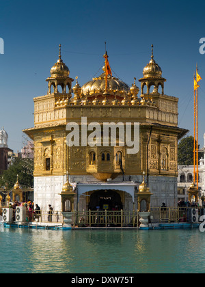 Indien, Punjab, Amritsar, Sri Harmandir oder Darbar Sahib, Goldene Tempel Gurdwara Stockfoto
