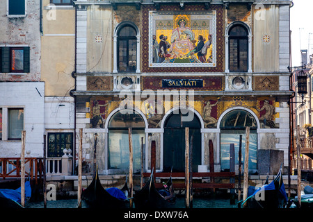 Palazzo Salviati auf den Canal Grande, Venedig, Italien Stockfoto