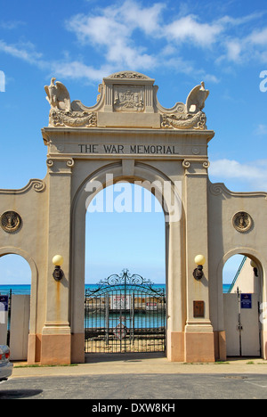 War Memorial Hallenbads in Waikiki Beach in Honolulu, Insel Oahu, in dem Bundesstaat Hawaii Stockfoto