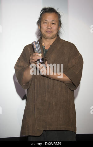 Kim Ki-Duk Douglas Sirk Award beim 20. Filmfest Filmfestival Hamburg bekommen. Wo: Hamburg Deutschland wenn: 4. Oktober 2012 Stockfoto