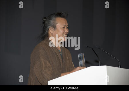 Kim Ki-Duk Douglas Sirk Award beim 20. Filmfest Filmfestival Hamburg bekommen. Wo: Hamburg Deutschland wenn: 4. Oktober 2012 Stockfoto