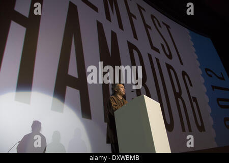 Kim Ki-Duk Douglas Sirk Award beim 20. Filmfest Filmfestival Hamburg bekommen. Wo: Hamburg Deutschland wenn: 4. Oktober 2012 Stockfoto