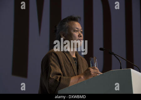 Kim Ki-Duk Douglas Sirk Award beim 20. Filmfest Filmfestival Hamburg bekommen. Wo: Hamburg Deutschland wenn: 4. Oktober 2012 Stockfoto