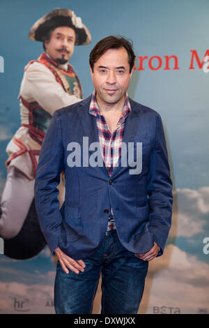 Jan Josef Liefers Förderung der ARD Fernsehserie 'Baron Münchhausen' bei einem Fototermin im Metropolis Kino. Wo: Hamburg Deutschland wenn: 29. Oktober 2012 Stockfoto