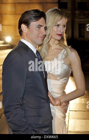 Karolina Kurkova Archie Drury beim Prix Montblanc Award im Konzertsaal der Philharmonie. Wo: Berlin Deutschland wenn: 29. Oktober 2012 Stockfoto