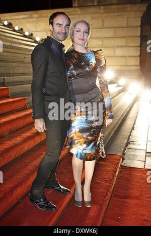 Ivan Strano Elna-Margret Zu Bentheim beim Prix Montblanc Award im Konzertsaal der Philharmonie. Wo: Berlin Deutschland wenn: 29. Oktober 2012 Stockfoto