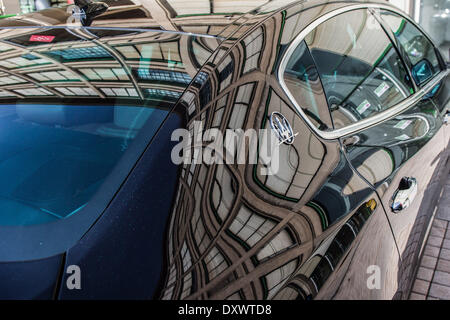 Turin, Italien. 31. März 2014. Das Lingotto Kongresszentrum, wo Sergio Marchionne und John Elkan an Fiat Generalversammlung gesprochen hatte. © Mauro Ujetto/NurPhoto/ZUMAPRESS.com/Alamy Live-Nachrichten Stockfoto