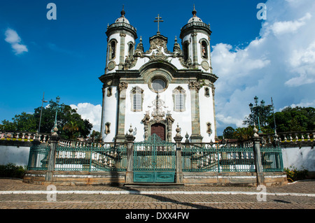 Kirche São Francisco de Assis, São João del Rei, Minas Gerais, Brasilien Stockfoto