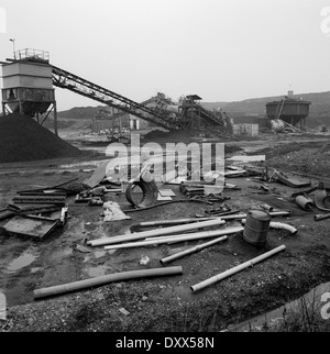 Ziegelei in der Nähe von Ruthin in den 1980er Jahren Stockfoto