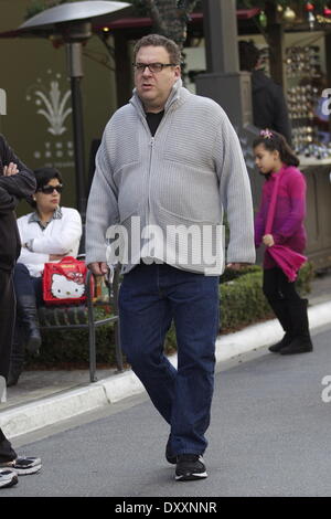 Jeff Garlin, shopping in The Grove Los Angeles California - 21.12.12 Featuring gesehen: Jeff Garlin When: 21. Dezember 2012 Stockfoto