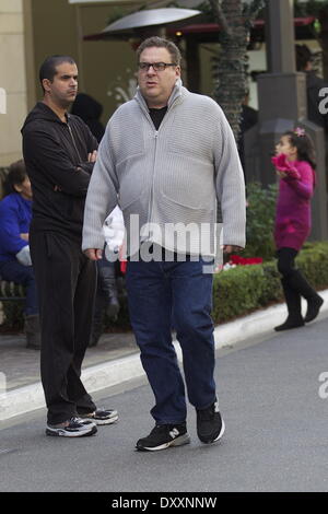 Jeff Garlin, shopping in The Grove Los Angeles California - 21.12.12 Featuring gesehen: Jeff Garlin When: 21. Dezember 2012 Stockfoto