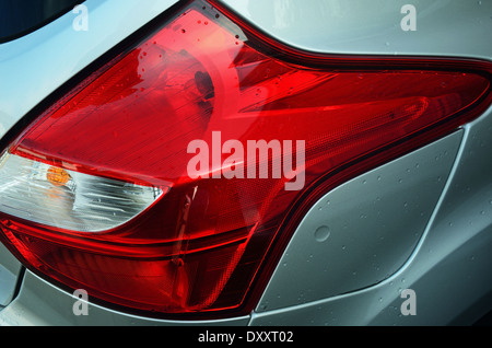 Bremslicht hinten und Benzin Kappe des Ford Focus 2012 Stockfoto