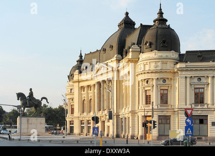 Zentrale Universität Bibliothek von Bukarest, eine Stadt in Rumänien Stockfoto