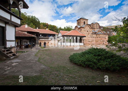 Kloster Poganovski, Serbien, in der Nähe des Dorfes Poganovo, in der Schlucht des Flusses Erma, Gemeinde Dimitrovgrad, Balkan Stockfoto