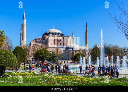 Hagia Sophia (Hagia Sophia), Sultanahmet, Istanbul, Türkei Stockfoto