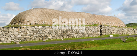 Das Blackhouse am Arnol, Isle of Lewis, Western Isles, Schottland, Großbritannien. Stockfoto