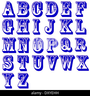 Vektor-Alphabets Stockfoto