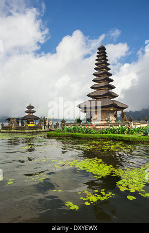 Pura Ulun Danu Tempel auf einem See Beratan, Bali, Indonesien Stockfoto