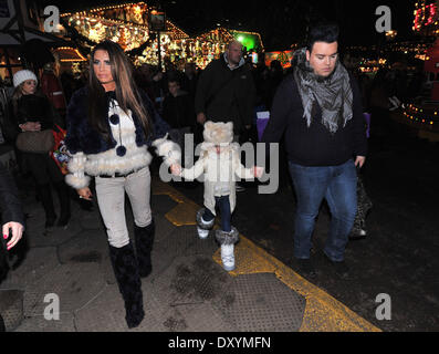 Hyde Park-Winter-Wunderland - launch party mit: Katie Price, Prinzessin Tiaami Where: London England bei: 22. November 2012 Stockfoto